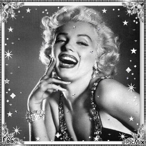 Marilyn  Monroe - GIF animado grátis