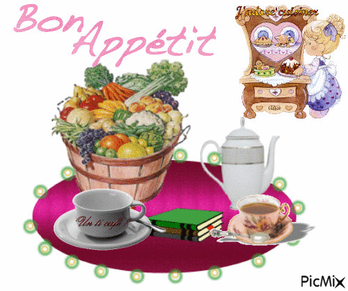 bon appétit - GIF เคลื่อนไหวฟรี