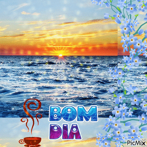 Bom dia - Бесплатный анимированный гифка