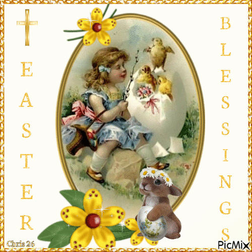 Easter Blessings - Безплатен анимиран GIF