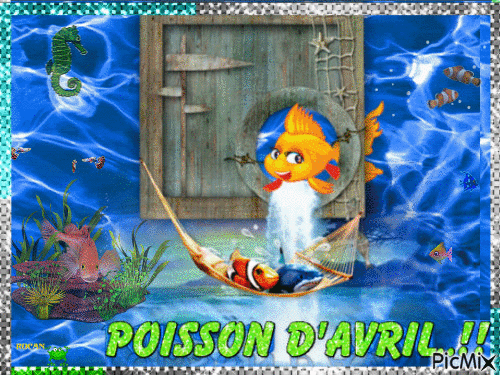 poisson d'Avril - Bezmaksas animēts GIF