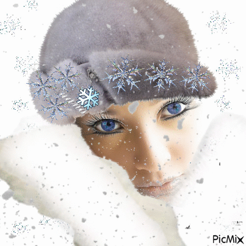 brrrr ... πολύ κρύο ... Έχω την γούνα μου, ευτυχώς !!! - 無料のアニメーション GIF