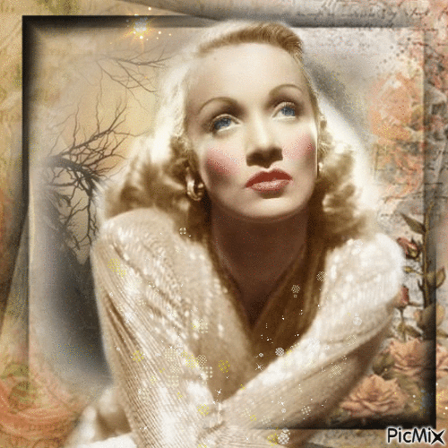 Marlene Dietrich - Ingyenes animált GIF