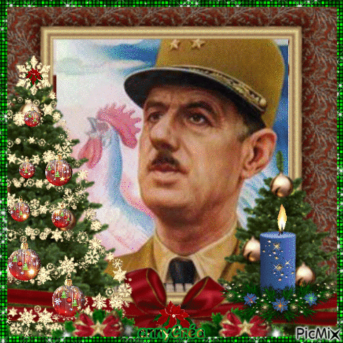 Général de Gaulle - GIF animé gratuit