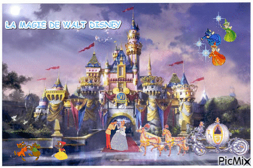 La magie de Walt Disney - Бесплатный анимированный гифка