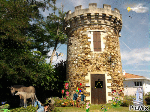 La Tour d'Arès (Gironde) - Безплатен анимиран GIF