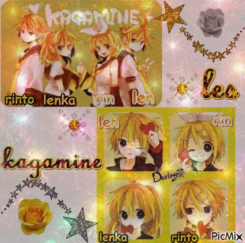 les kagamine - Δωρεάν κινούμενο GIF