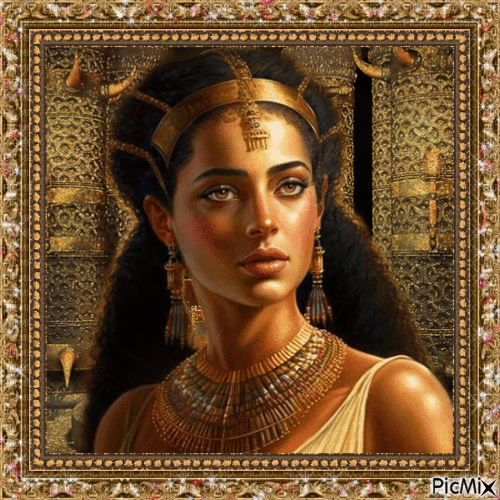Ägyptische Pharaonin - GIF animé gratuit