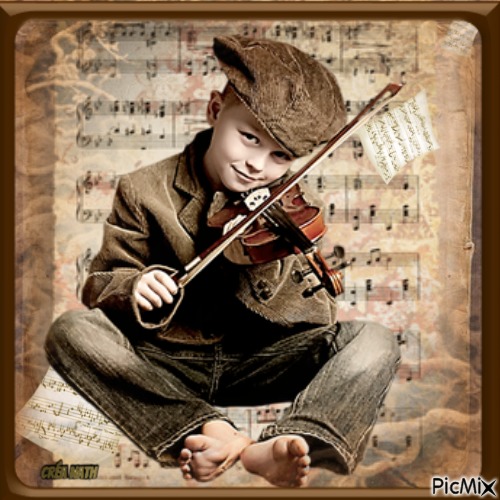 Le petit violoniste - png gratis