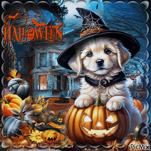 Halloween Animaux - Gratis geanimeerde GIF