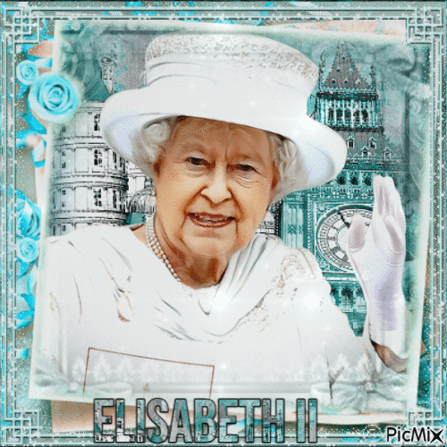 Elisabeth II Platinum Jubilee - GIF animado grátis