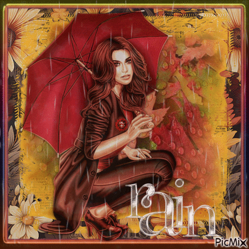 fall rain - Δωρεάν κινούμενο GIF