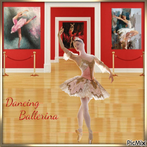 dancing ballrina - Free animated GIF