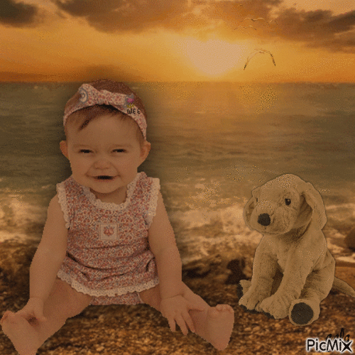 L'enfant et la mer - Darmowy animowany GIF