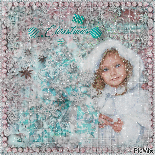 A White/Teal Christmas Theme - Δωρεάν κινούμενο GIF