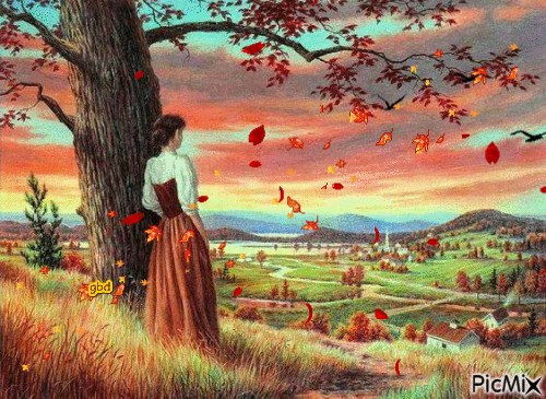 Autumn Skies - Ingyenes animált GIF