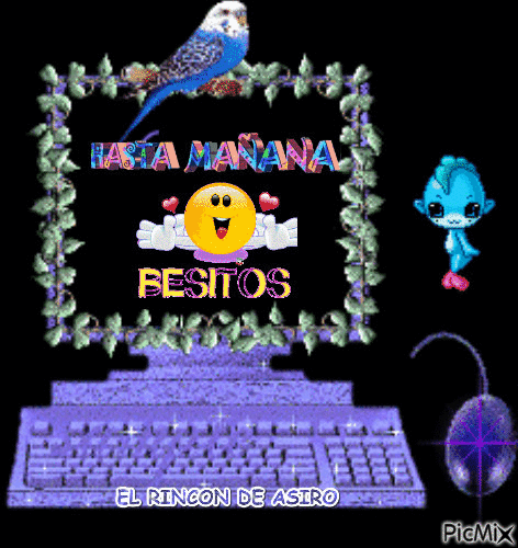 HASTA MAÑANA - Bezmaksas animēts GIF