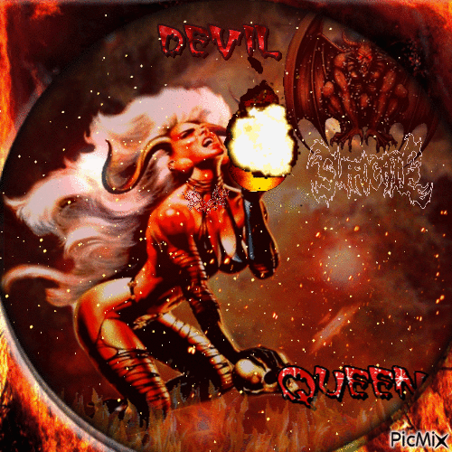 Reina del infierno - Darmowy animowany GIF
