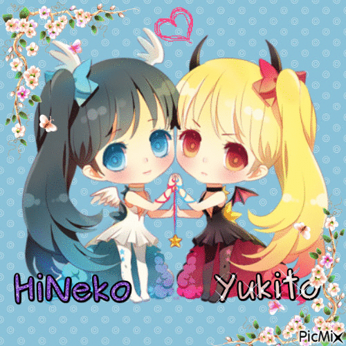 HiNeko&Yukito - Δωρεάν κινούμενο GIF
