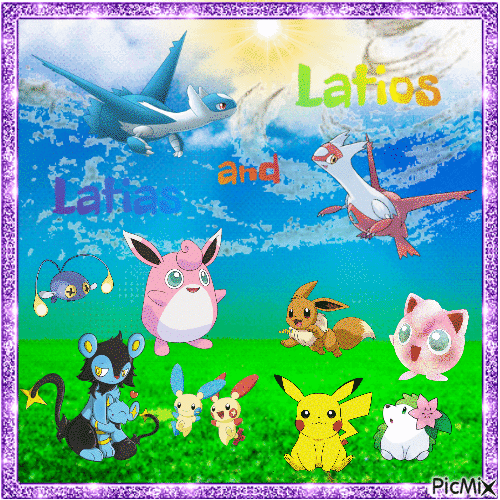 Pokemon: Latios and Latias - Free animated GIF
