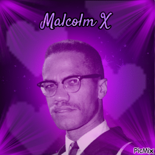 Malcolm X - GIF animasi gratis