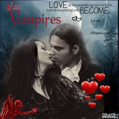 VAMPIRE LOVE - PNG gratuit