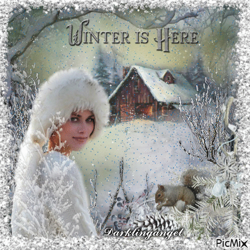 Winter is here - GIF animé gratuit