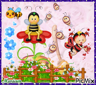 abelha - Zdarma animovaný GIF