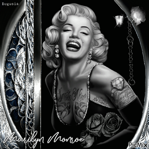 Marilyn Monroe - Bad Woman - Animovaný GIF zadarmo