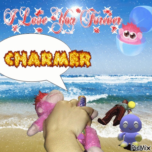 charmer beach - GIF animasi gratis