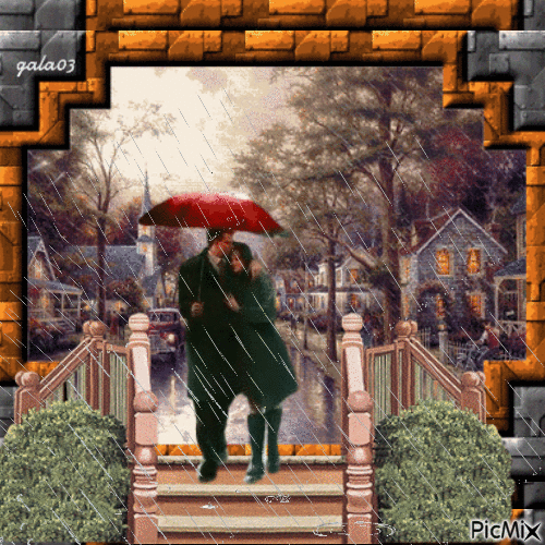 Rainy afternoon - Free animated GIF