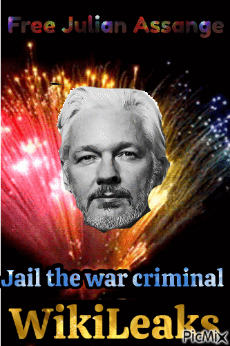 free julian assange - Zdarma animovaný GIF