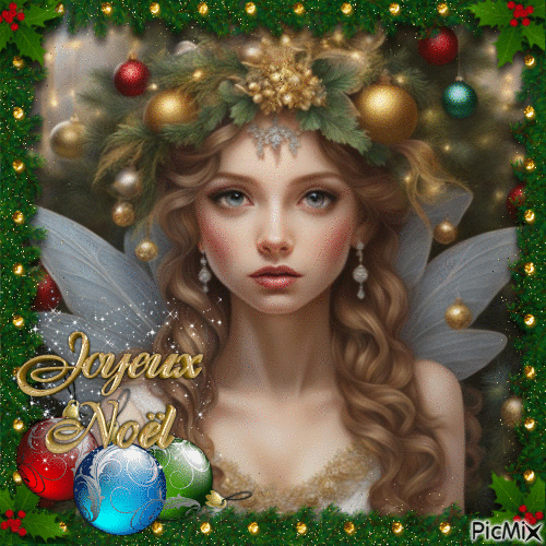 Christmas 2023 Fairy - Free animated GIF