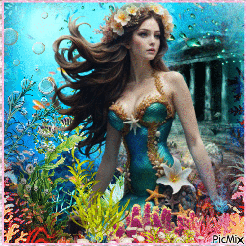 Mermaid - Darmowy animowany GIF