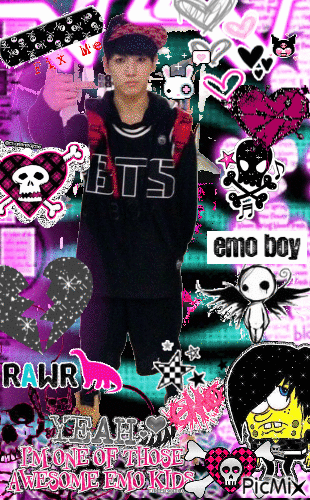Emo Boy Sticker - Emo Boy - Discover & Share GIFs