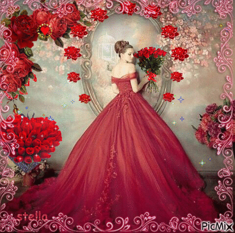 red  roses - Ingyenes animált GIF