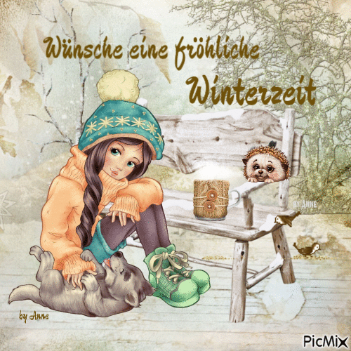 Winterzeit - Ingyenes animált GIF