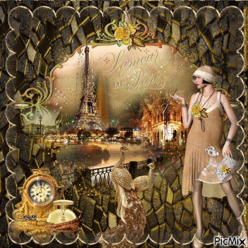 GOLD PARIS-CONCOURS - Бесплатный анимированный гифка