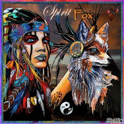Spirit Fox - Бесплатный анимированный гифка