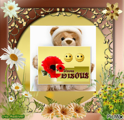 bisous de Nounours - Free animated GIF