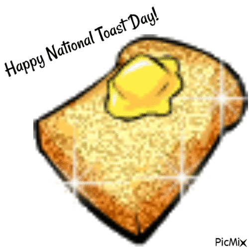 Happy National Toast Day! - Ücretsiz animasyonlu GIF