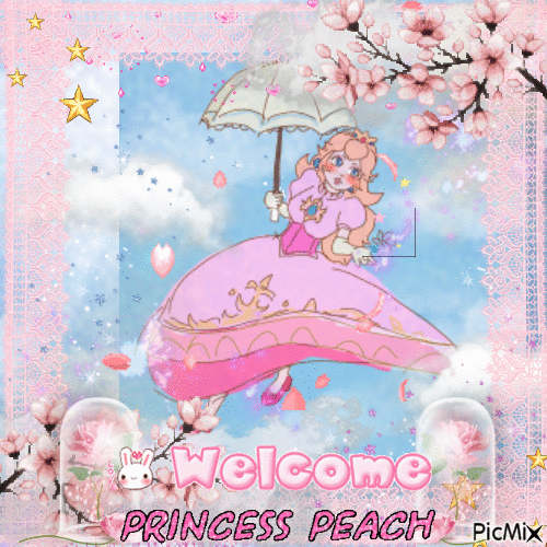 princess peach <3 - GIF animasi gratis
