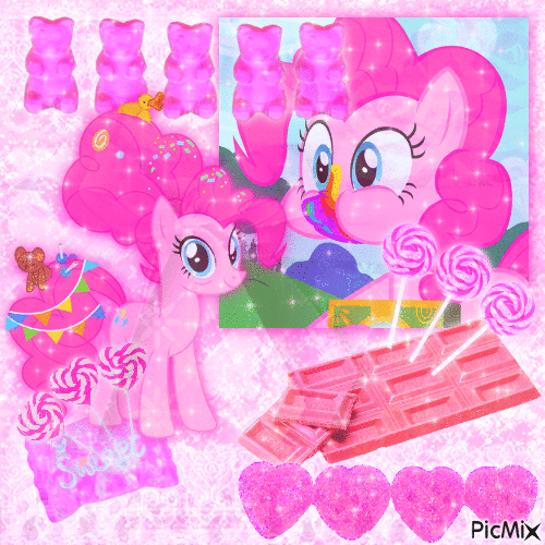 pinkie pie in pink - Free animated GIF