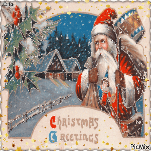 Christmas Greetings 10 - Gratis animerad GIF