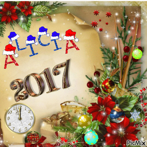 Año Nuevo - Ingyenes animált GIF