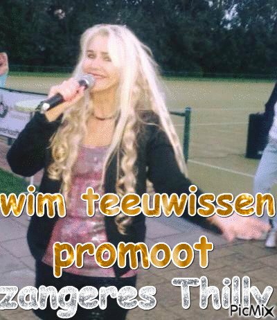 zangeres thilly - Darmowy animowany GIF