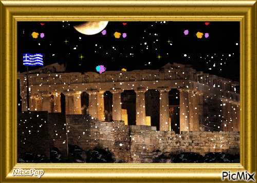 GREECE Athens Acropolis❤ - Darmowy animowany GIF