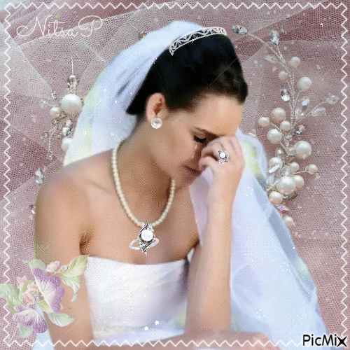 Sad bride -  Contest - GIF animado grátis