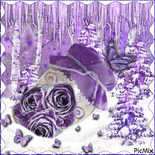 Winter Flower/Jar-RM-02-06-24 - Gratis geanimeerde GIF