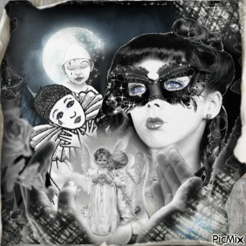 Mon ami Pierrot ! - Animovaný GIF zadarmo